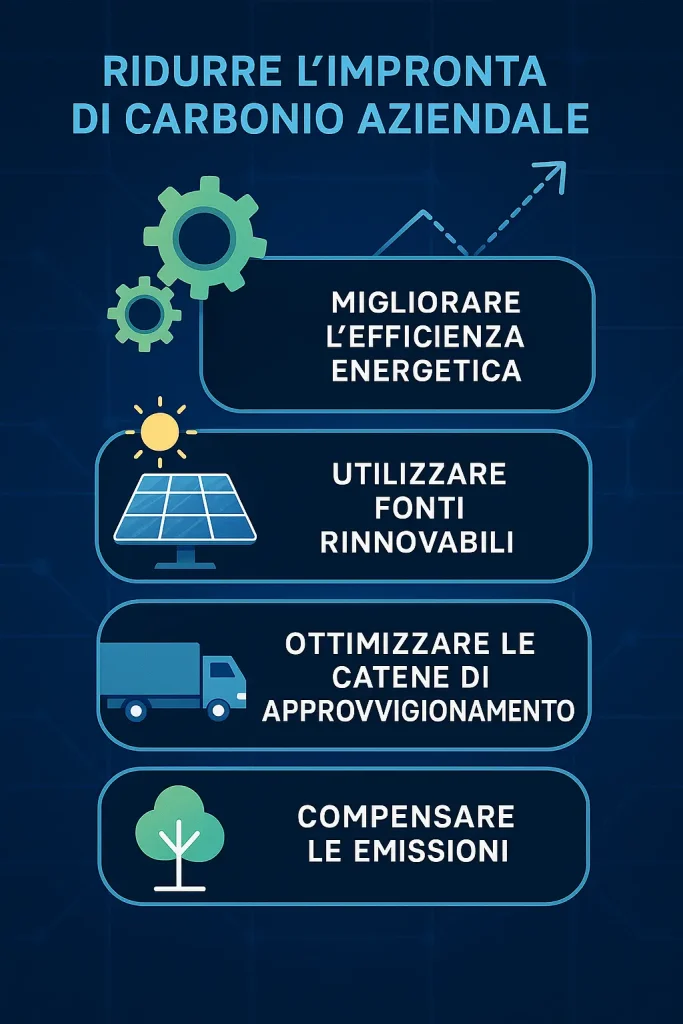 Manager e tecnici in un ufficio moderno osservano dashboard digitali con dati sui consumi energetici e prezzi dell’energia.