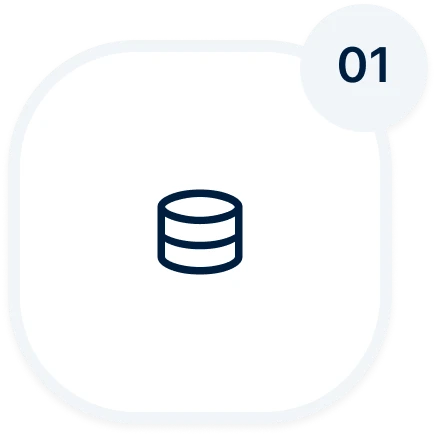 Icona raccolta dati per diagnosi energetica aziendale